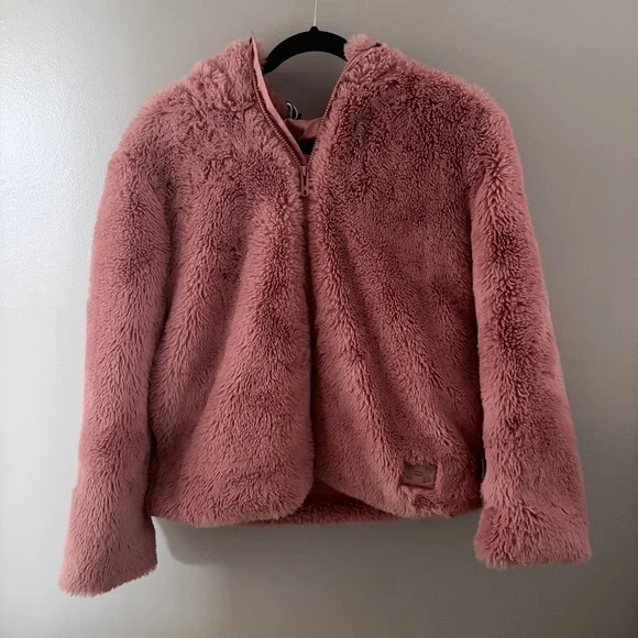 Under Armour Kids' Pink Teddy Jacket - Picture 2 of 6